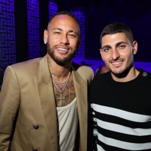 Neymar encontrou colega do PSG em desfile na Semana de Moda de Paris