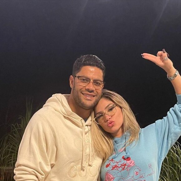 Hulk Paraíba assumiu a relação com Camila Ângelo em 2019, três meses depois de terminar seu casamento de 12 anos