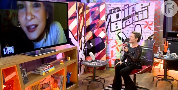 Claudia Leitte também comentou o decote generoso usado por ela no último 'The Voice Brasil'