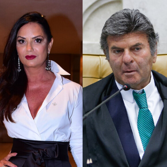 Luíza Brunet e Luiz Fux estariam vivendo um romance, afirmam internautas