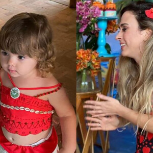 Filha de Tatá Werneck roubou a cena fantasiada de Moana