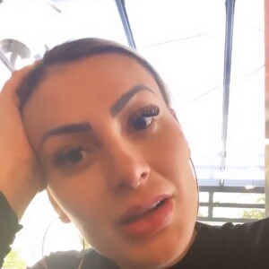 'Não sei se é normal, mas não tô me sentindo bonita', disse Andressa Urach
