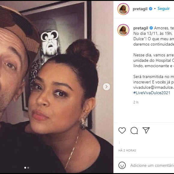 Preta Gil lidera evento no lugar de Paulo Gustavo