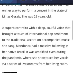 Billboard deu destaque à carreira de Marília Mendonça