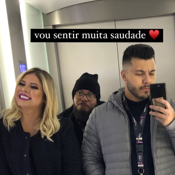 Murilo Huff declara saudade de Marília Mendonça e do assessor e tio da cantora, Abicieli Silveira