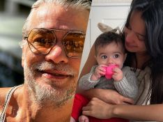 Fábio Assunção mostra rosto da filha caçula e ganha chamego da esposa: &#039;Amor meu&#039;