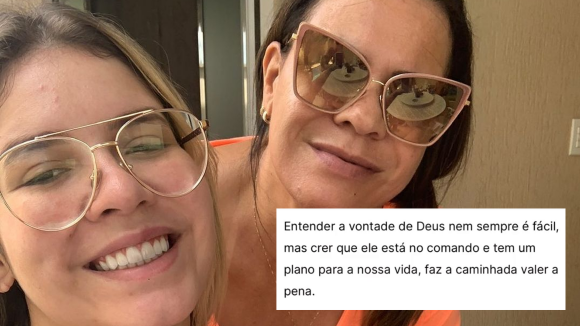 Mãe de Marília Mendonça fala sobre fé após morte da filha