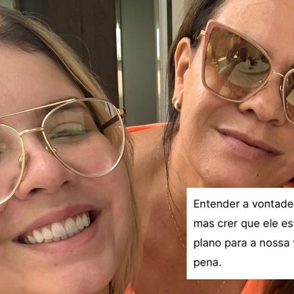 Ruth Moreira, mãe de Marília Mendonça, compartilhou mensagens sobre fé