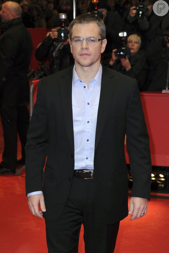 O ator também participou do tapete vermelho do filme 'Promised Land', em Berlim, em fevereiro de 2013