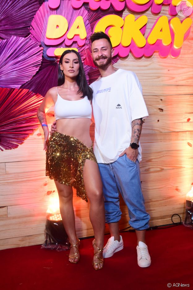 Bianca Andrade e Fred na 'Farofa da Gkay'