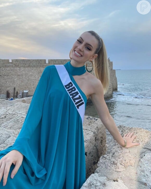 A candidata do Brasil ao Miss Universo 2021 é a cearense Teresa Santos: a modelo já está em Israel