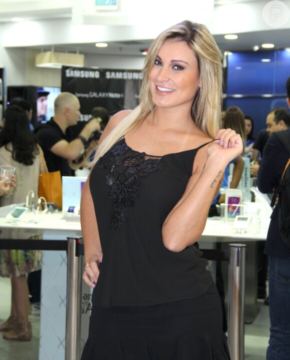 A modelo Andressa Urach permance internada no Hospital Nossa Senhora da Conceição, em Porto Alegre