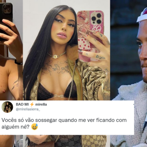 Mirella usou o Twitter nesta quinta (16) para se pronunciar sobre a polêmica de seu divórcio com Dynho, que gerou ainda boatos de que ela teria se envolvido com Whindersson Nunes