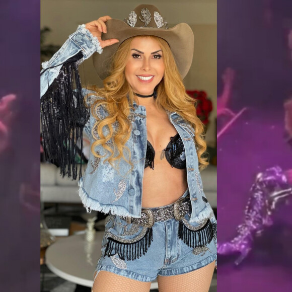 Joelma se tornou viral nos últimos dias por conta de um tombo que levou em um show