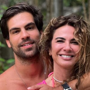 Luciana Gimenez e o namorado, Renato Breia, curtiram dias de sol e folga na Bahia