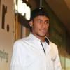 Neymar chega de helicóptero para participar de tarde de autógrafos em um shopping de Campinas, SP, em 14 de março de 2013