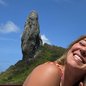 Paolla Oliveira e Diogo Nogueira: selfie romântica em Fernando de Noronha