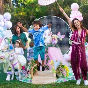 Patricia Abravanel preparou uma festa das princesas para a filha, Jane