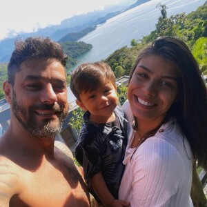 Franciele e Diego Grossi estão juntos desde o 'BBB 14' e são pais de Enrico, de 1 ano