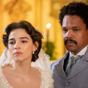 'Nos Tempos do Imperador': Pilar (Gabriela Medvedovski) e Samuel (Michel Gomes) vão se casar