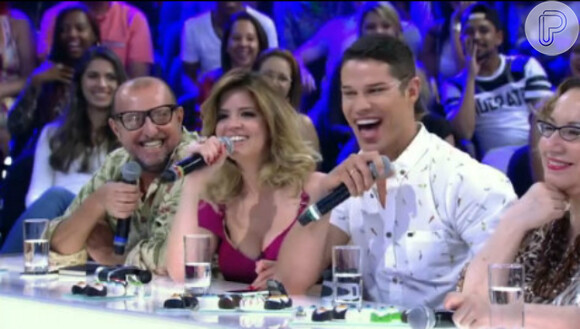 O ator arranca gargalhadas após a declaração