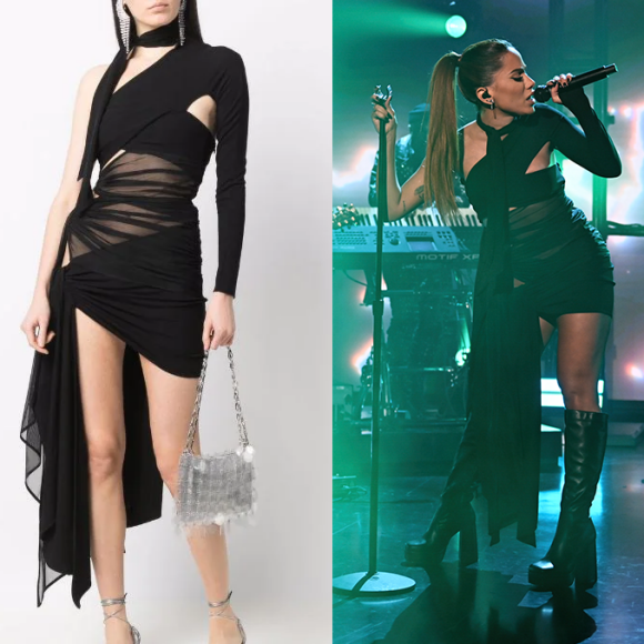 Vestido de Anitta no programa de Jimmy Fallon é da marca Mugler