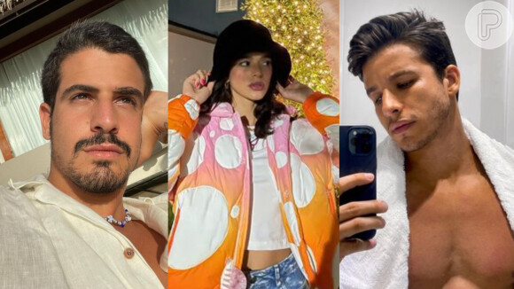 Bruna Marquezine comenta em fotos de Enzo Celulari e Ricky Tavares ao mesmo tempo, e fãs reagem: 'Hackeada'
