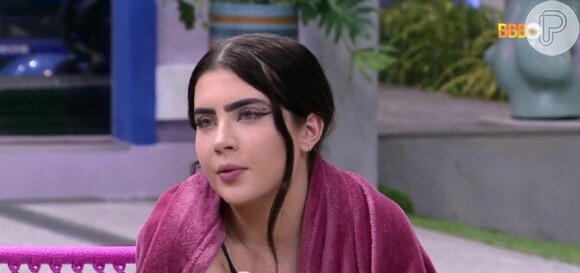 Jade Picon afirmou que ficou mais reclusa porque estava pensativa com a responsabilidade de indicar alguém ao Paredão do 'BBB 22'