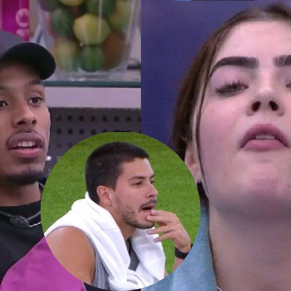 'BBB 22': Jade Picon debateu relação com Arthur Aguiar com seus amigos, Tiago Abravanel, Pedro Scooby e Paulo André no VIP