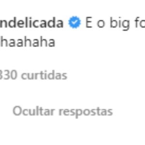Boninho havia respondido comentário em seu vídeo com spoilers do Big Fone, mas apagou em seguida