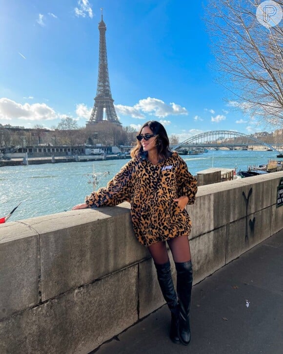 Bruna Biancardi também tem compartilhado o dia a dia em Paris