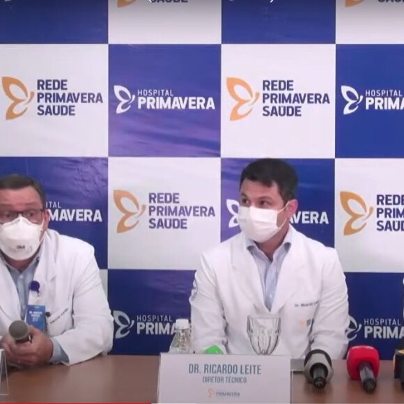 Paulinha Abelha: coletiva de imprensa com médicos responsáveis pelo caso ajudou a afastar a a hipótese de que estado da cantora seria irreversível