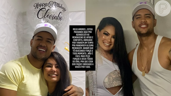 Clevinho Santos, viúvo de Paulinha Abelha desabafou na web quase uma semana após a morte da cantora