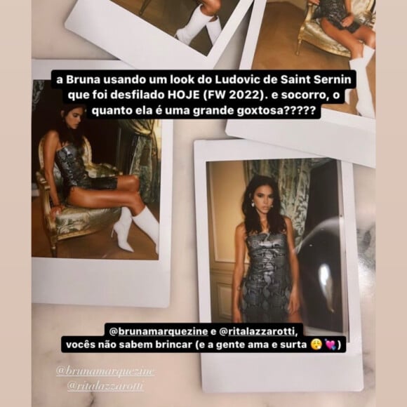 Look usado por Bruna Marquezine no aniversário de Celina Locks chamou atenção na web