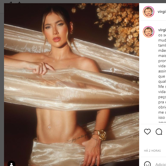 Grávida, Virgínia Fonseca exibiu barriga ainda sarada