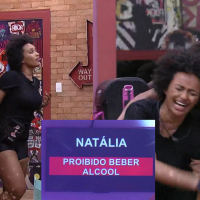 'BBB 22': Natália tem novo surto de ciúmes após beber demais, joga cadeiras e web cita expulsão