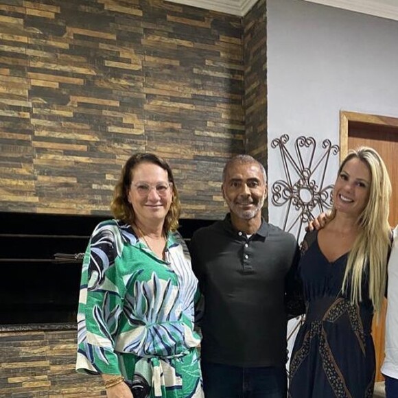 Romário brincou com o fato de ter conhecido os sogros