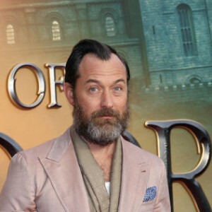 Jude Law combinou tons neutros em premiére de 'Animais Fantásticos: Os Segredos de Dumbledore', em Londres