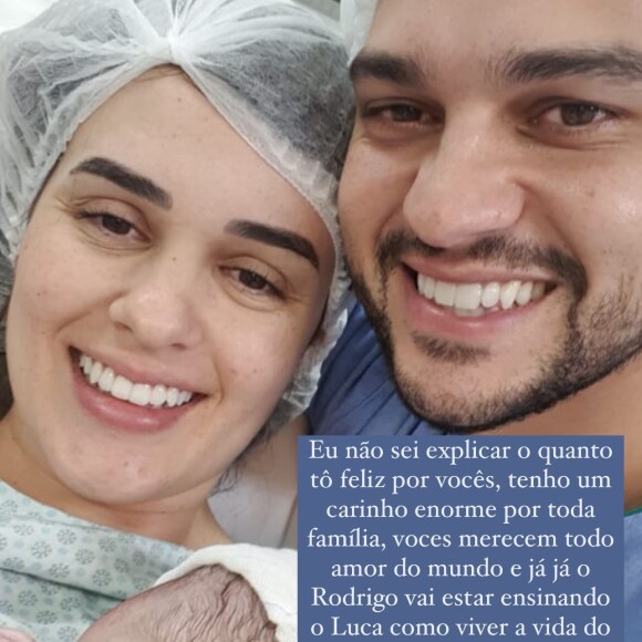 Nasce sobrinho do ex-BBB Rodrigo Mussi