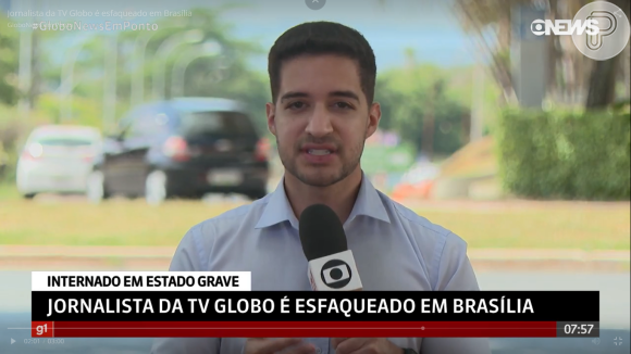 Gabriel Luiz, jornalista da Globo que foi esfaqueado, pediu ajuda a vizinhos depois de sofrer o crime