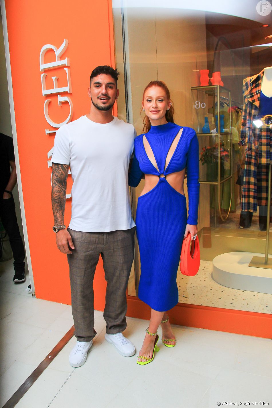 Marina Ruy Barbosa e Gabriel Medina juntos para fotos