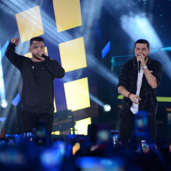 Murilo Huff cantou com Cristiano, da dupla com Zé Neto, em gravação de novo DVD