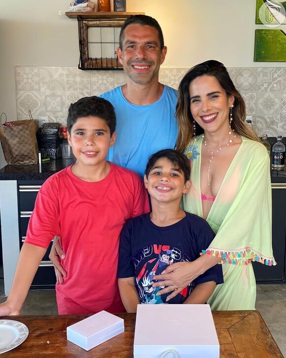 Wanessa Camargo e Marcus Buaiz são pais de João Francisco, de 9 anos, e José Marcus, de 7