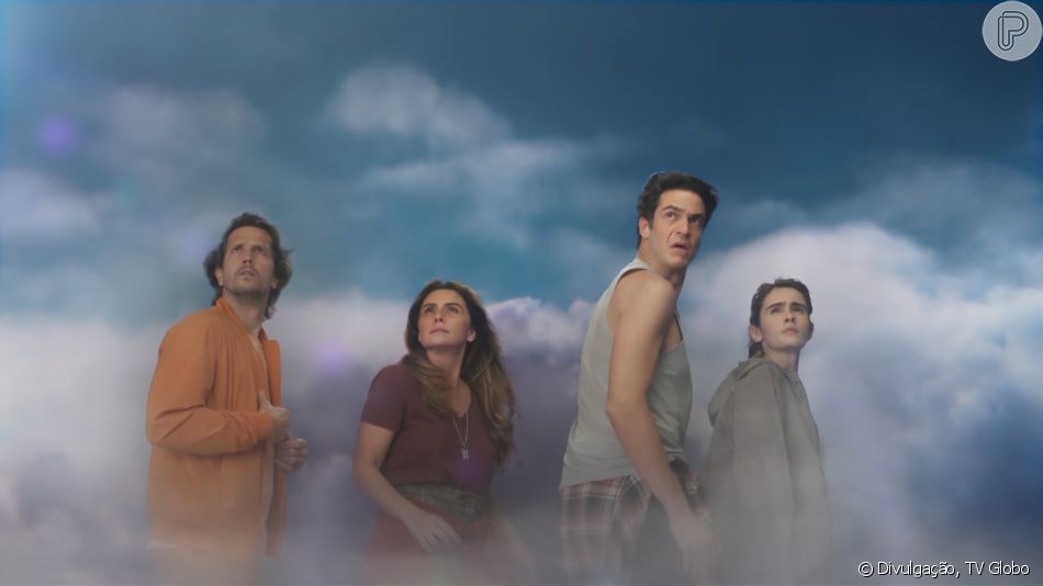 Guilherme (Mateus Solano) passa mal após dizer que a Morte (A Maia) vai escolher ele na última semana da novela 'Quanto Mais Vida, Melhor!' no capítulo de segunda-feira 23 de maio de 2022
