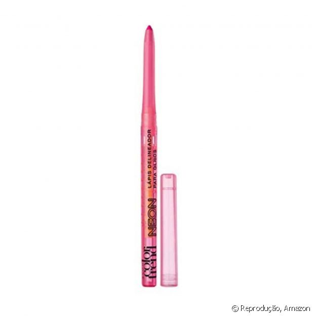 Color Trend delineador retrátil para olhos Pink Neon, Avon