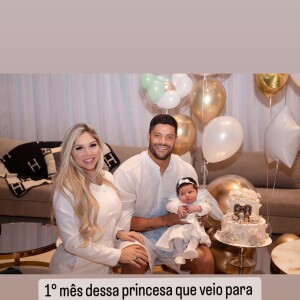 Hulk fez uma homenagem ao aniversário da filha