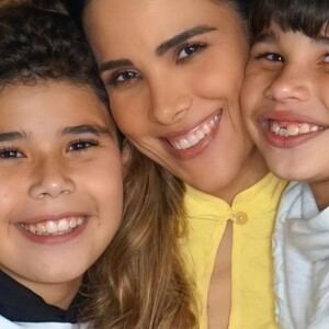Wanessa Camargo posta foto ao lado dos filhos e web reage