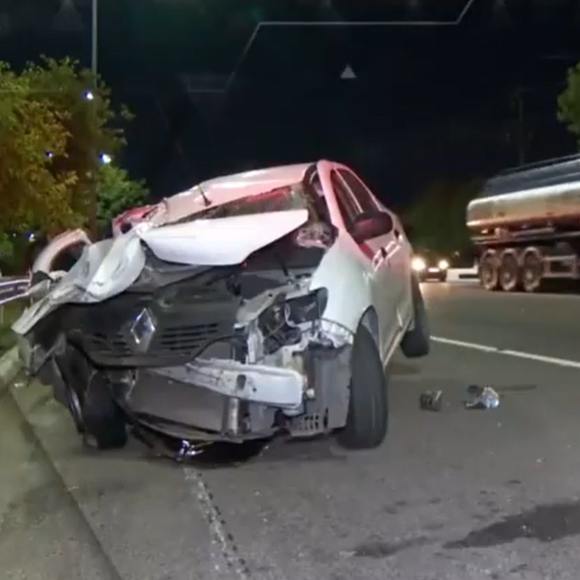 Rodrigo Mussi sofreu grave acidente de carro, em São Paulo