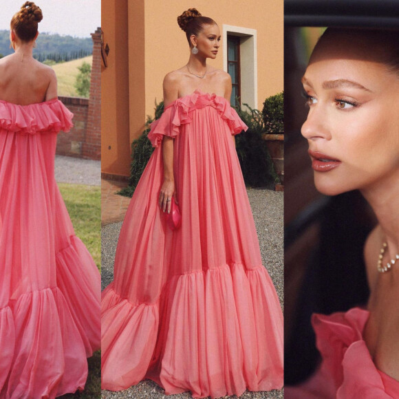 Vestido de Marina Ruy Barbosa em casamento de Lala Rudge é Giambattista Vallli