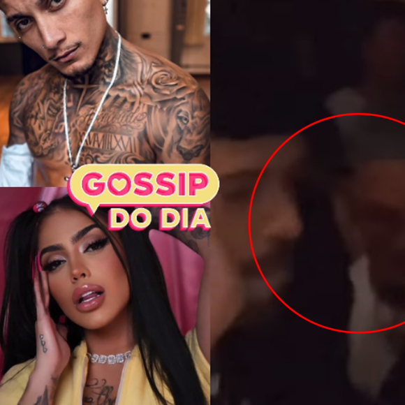 Mirella e Dynho apareceram conversando com os rostos bem colados em um vídeo publicado por uma amiga da cantora